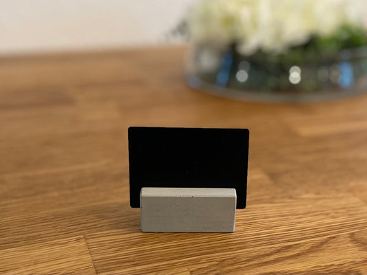 Ansicht auf Tischplatte