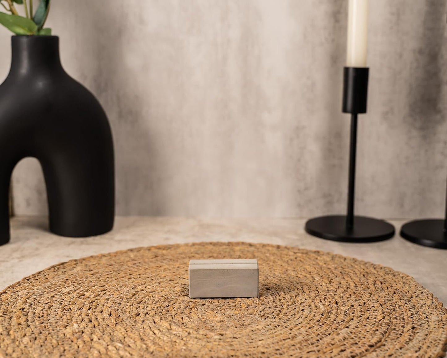 3er Set: Kartenhalter, Fotohalter aus Beton | modern und schlicht